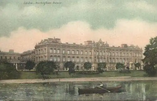 United Kingdom England London Buckingham Palace rowboat