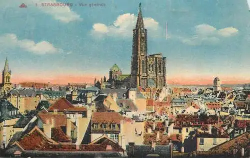 France Strasbourg vue generale