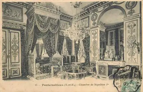 France Fontainebleau Le Chateau Chambre de Napoleon I