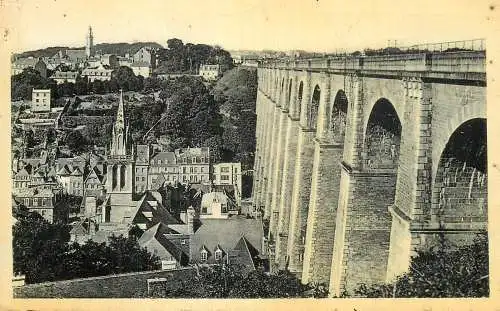 France Morlaix Le Viaduc & Eglise St Melanie