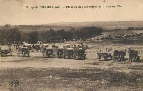 France Camp de Chmabaran Platteau des Monettes et Ligne de Tir