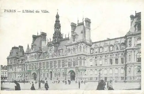 France Paris Hotel de Ville