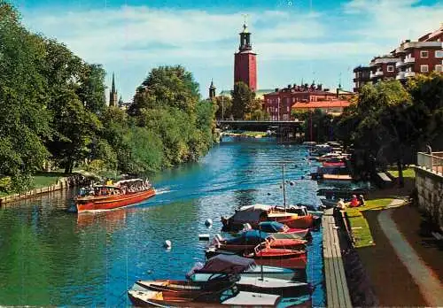 Sweden  Stockholm City Hall with Klarasjo