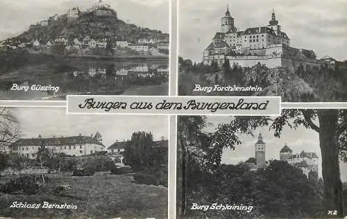 Austria Burgen aus dem Burgenland multi view