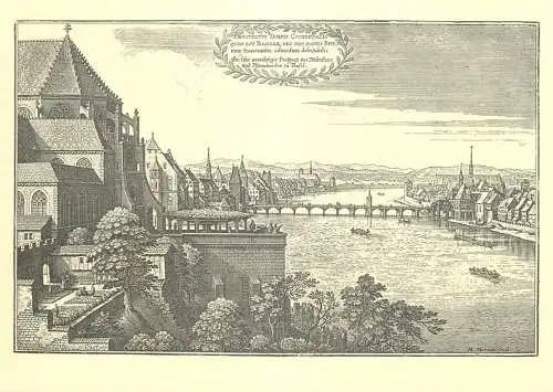 Postcard Switzerland Basel Rheinbrucke