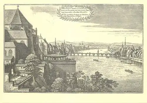 Postcard Switzerland Basel Rheinbrucke