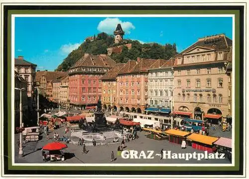 Postcard Austria Graz Hauptplatz