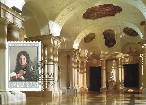 Postcard Liechtenstein Stuck von Santino Bussi Domenico Martinelli