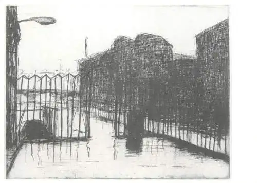 Postcard Ursula Strozynski Mitropa Kneipe