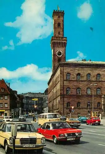 Germany Furth Konigsplatz und Rathaus