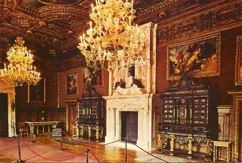 Romania Sinaia interior din Muzeul Peles