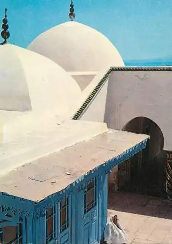 Tunisia Sidi Bou Said courtyard of the mosque