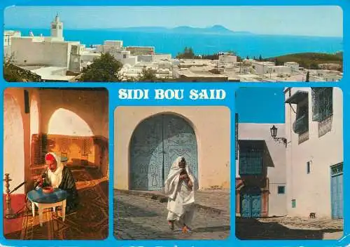 Tunisia Sidi Bou Said different aspects