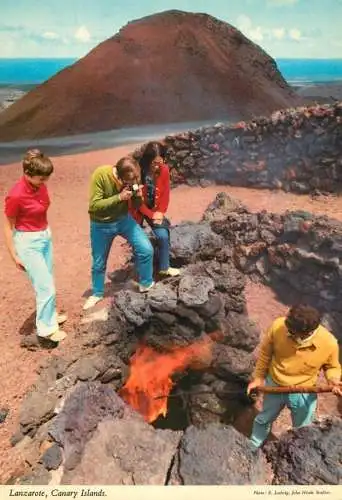 Spain Lanzarote Canary Islands Montanas del Fuego