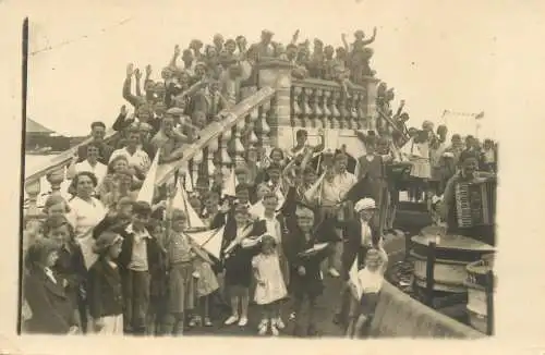 Social history souvenir photo ceremony coronation model yacht toy
