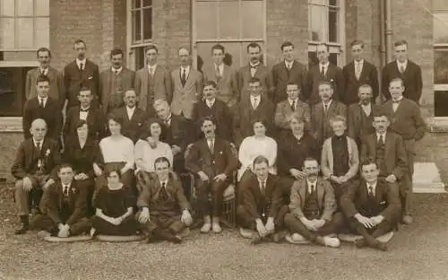Social history souvenir photo elegant group photo