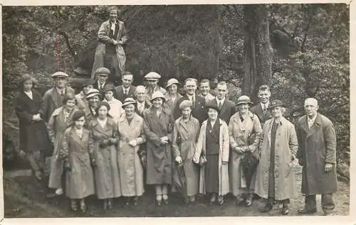 Social history souvenir photo elegant group photo