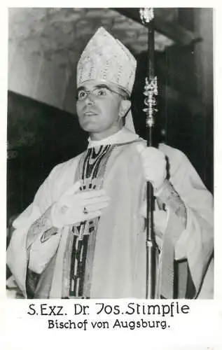 Bishop von Augsburg Jos. Stimpfle photo