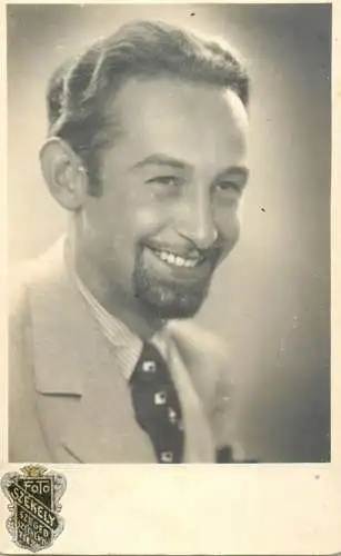 Anonymous persons social history souvenir photo postcard elegant man beard