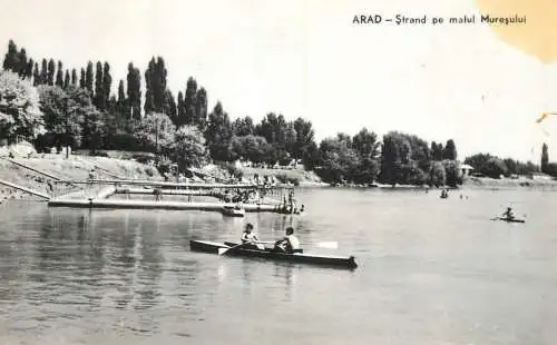 Romania Arad strand pe malul Muresului