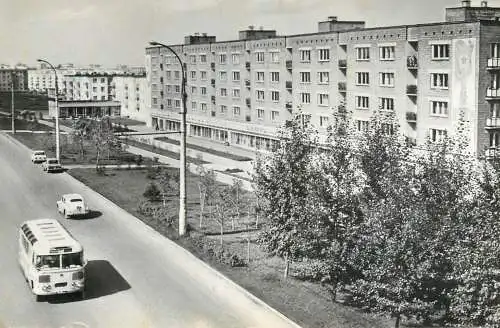 Russia Irkutsk. Lermontov street bus