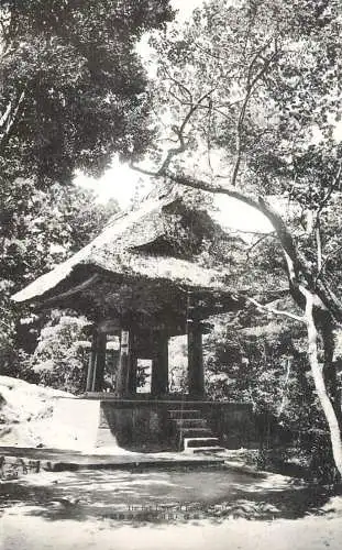 Japan postcard famous places of Zushi the Belt Tower of Jinmuji