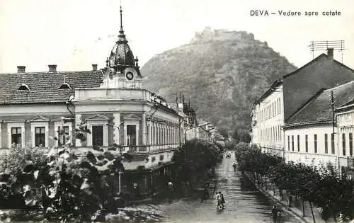 Romania Deva vedere spre Cetate