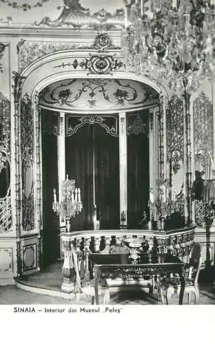 Romania Sinaia Muzeul Peles aspect interior
