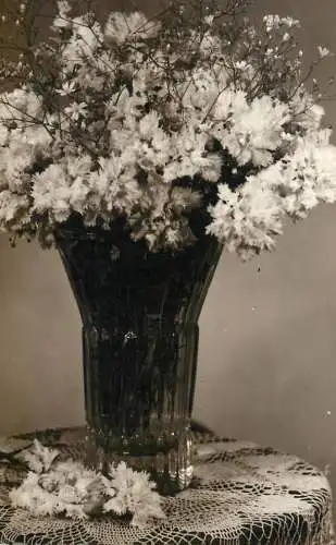Carnations vase floral arrangement