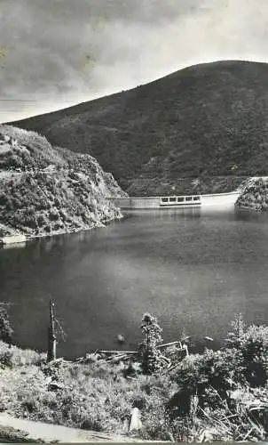 Romania Barajul Negoveanu si lacul de acumulare al hidrocentralei Sadu V