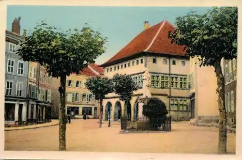France Rambervillers (Vosges) Hotel de Ville & Place du Marche