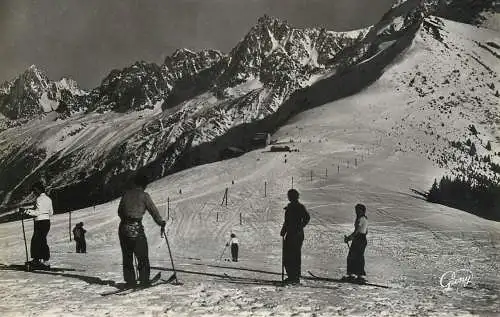 France St Gervais les Bains Les piste fe Bellevue