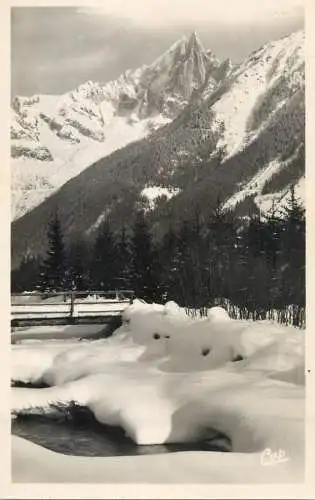 France Chamonix Mont Blanc paysage d'hiver