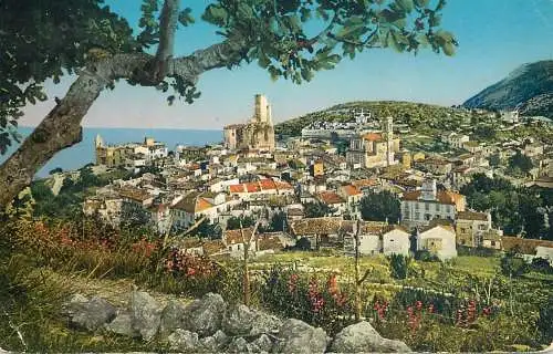 France La Turbie vue generale et la Tete de Chien