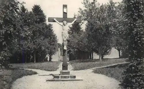 France Portieux (Vosges) Maison-Mere des Soeurs de la Providence Le Calvaire du jardin