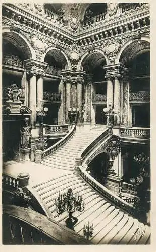 France Paris L'Opera - Grand escalier