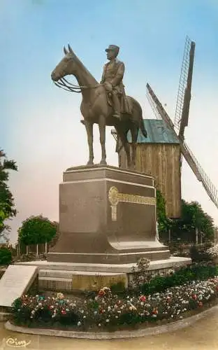 France Mont Cassel (Nord) Le Marechal Foch statue