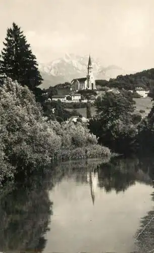 France Annecy Canal du Throu Monastere de la Visitation et la Tournette