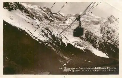 France Chamonix Mont-Blanc Telepherique Planpraz