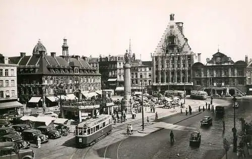 France Lille Place du General de Gaulle tramway