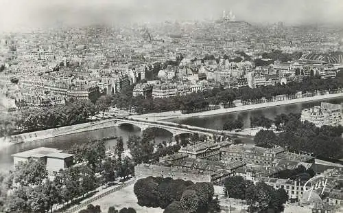 France Panorama de Paris vue prise de la tour Eiffel