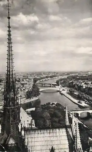France Paris vue panoramique prise de Notre Dame