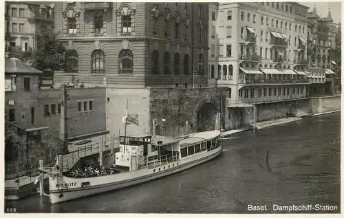 Switzerland Basel Dampschiff-Station
