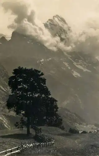 Switzerland Grindelwald Der Eiger vom Weg n. Lauchbuhl