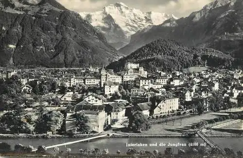 Switzerland Interlaken und Jungfrau general view