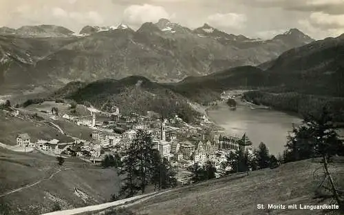 Switzerland St Moritz mit Languardkette