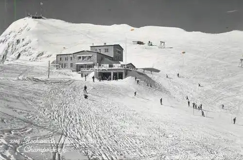 Switzerland Rochers de Naye champs de ski