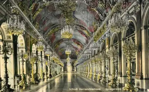 Germany Schloss Herrenchiemsee Spiegelsaal