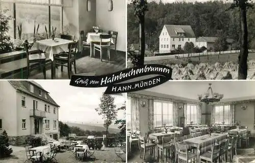 Germany Hann. Munden Gasthaus u. Pension Hainbruchenbrunnen multi view