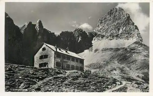Austria Karwendel Lamsenhutte Lamsenspitze